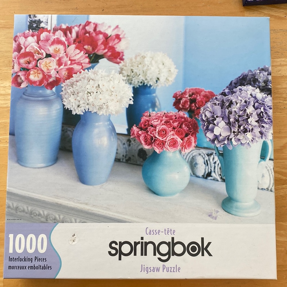 Springbok flower vase 1000 piece puzzle